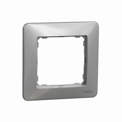 Sedna Design & Elements Ramka pojedyncza srebrne aluminium SDD313801 SCHNEIDER (SDD313801)